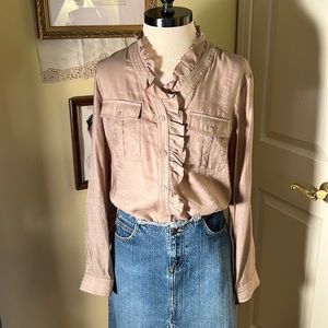 Peter Nygard Ruffled Blouse